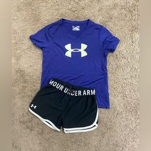 Girls Under Armour Outfit size YL